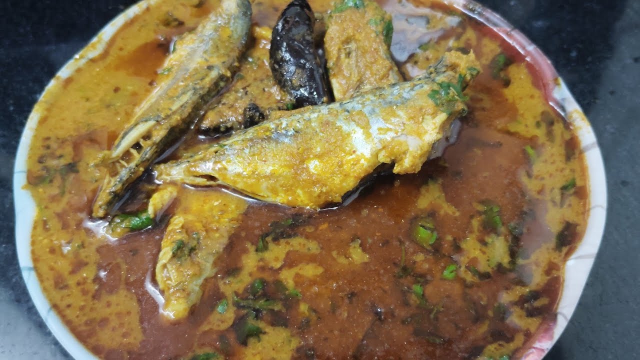 Mackerel (fish) bangda Fish Curry Easiest Recipe authentic way to cook By @aizalminiworld 
