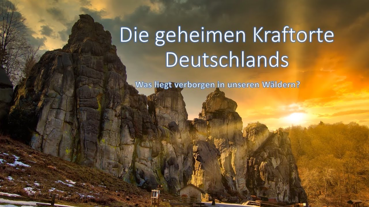 💎⭐Geheime Kraftorte ⭐ Dokumentation von verborgenen Kulturen und einer 💎⭐ Sphinx in Deutschland ?