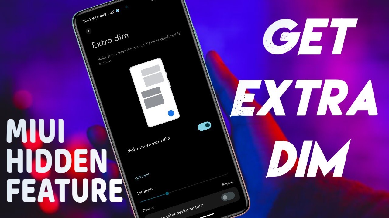 How to Enable MIUI Extra Dim Feature without Root | Get MIUI Hidden Feature