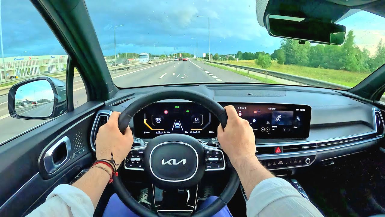 2024 KIA Sorento [ FL TX 2.2CRDI 197hp ] | POV Test Drive | 4K HDR rainy day
