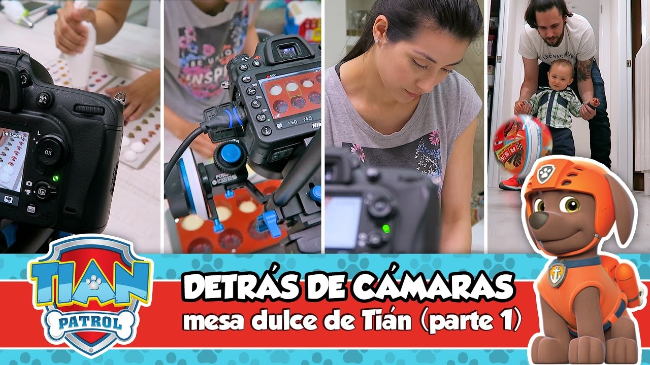 Detrás de cámaras - parte 1 | Mesa dulce de Tián | PAW PATROL