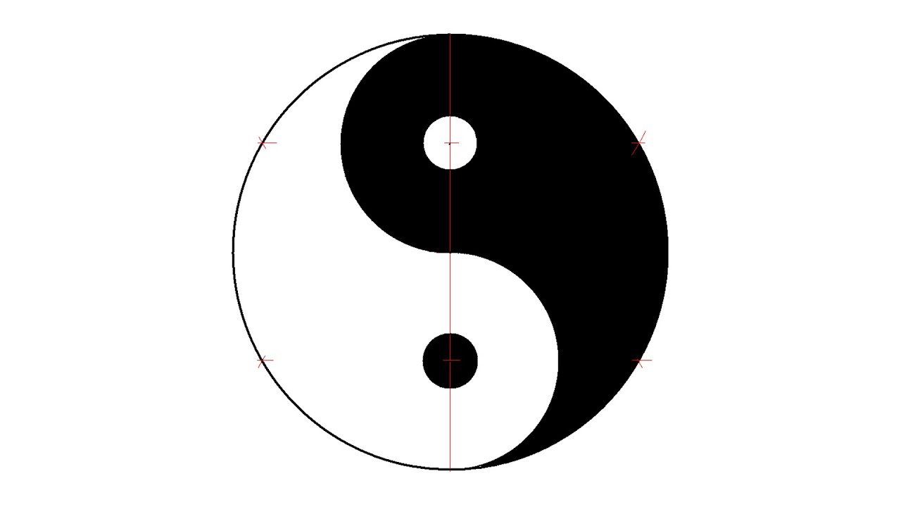 How to Draw a Yin Yang Symbol