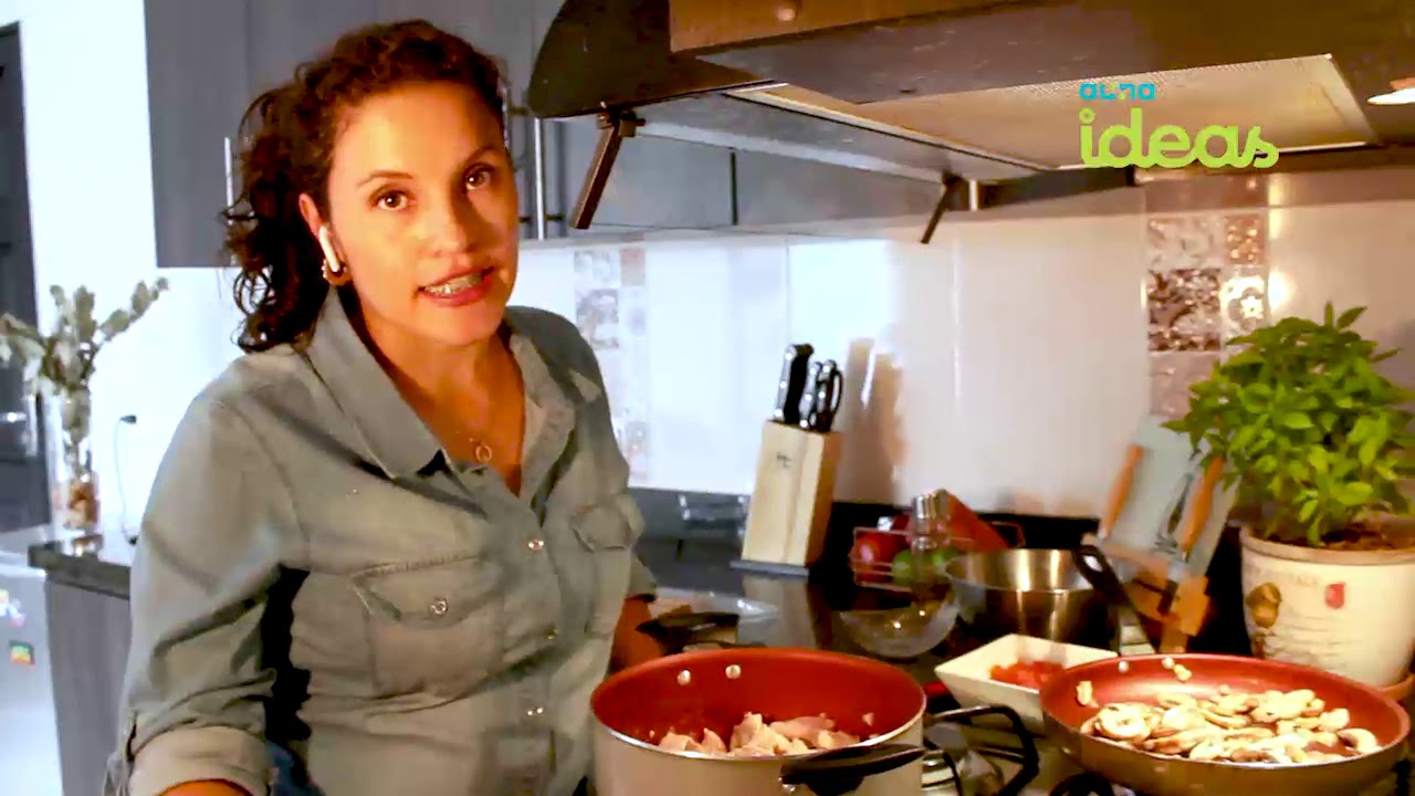 Alimentación baja en yodo para pacientes con cáncer de tiroides. Receta de pollo con champiñones