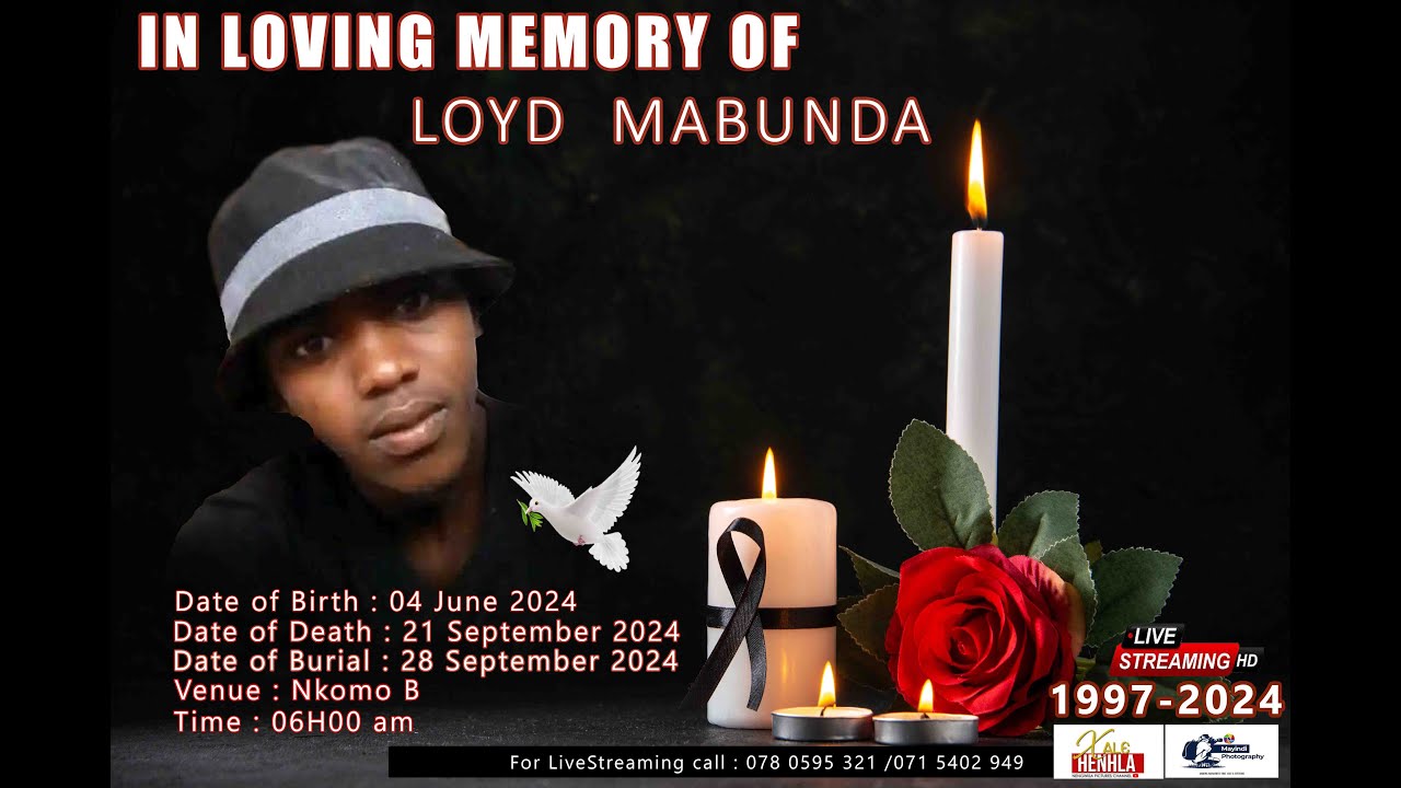 IN LOVING MEMORY OF  LOYD  MABUNDA