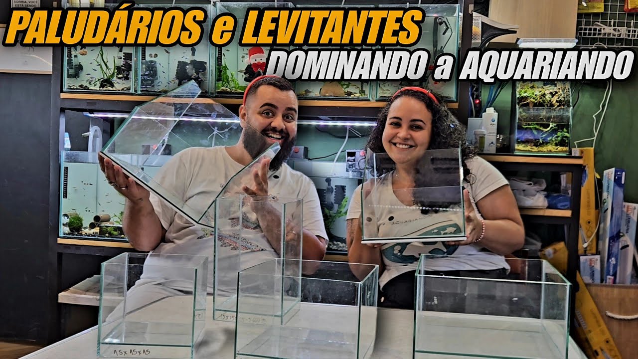 MINI PALUDÁRIOS E LEVITANTES É A NOVA MODA DO AQUARISMO NA AQUARIANDO!