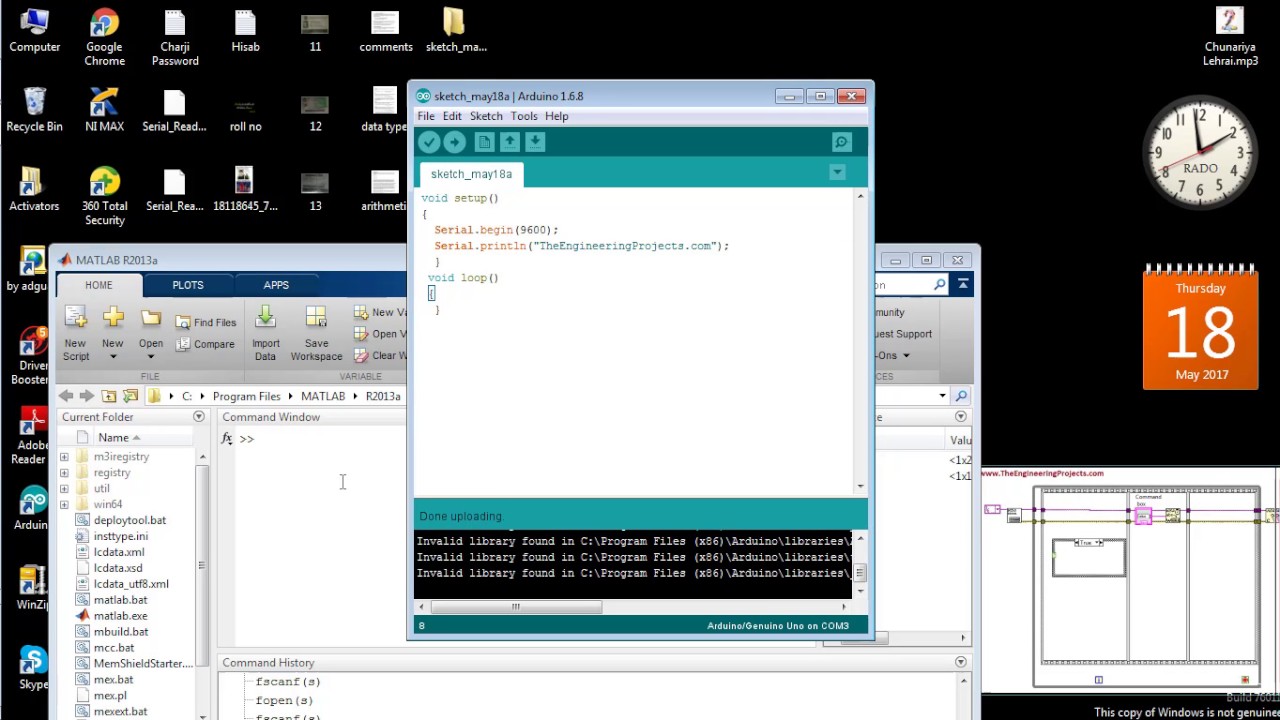 How to read serial data in MATLAB