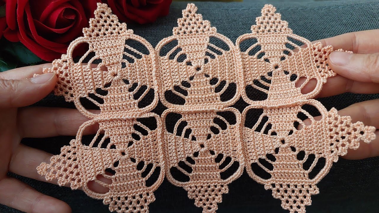 Wow!! Spectacular Flower Crochet lace Pattern: Online Tutorial for Beginners in Crocheting 2024