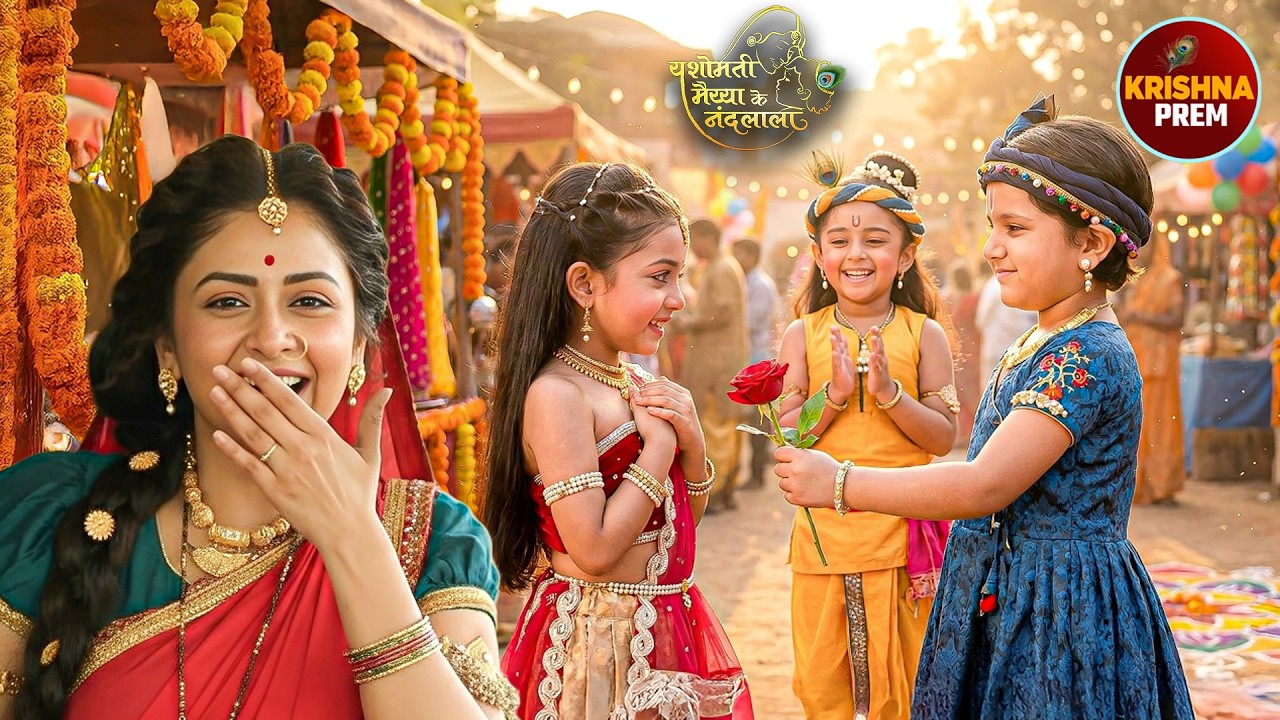 प्रेम का इज़हार देख खुश हुए कान्हा और मैया | यशोमती मईया के नंदलाला | TV Show #krishanleela