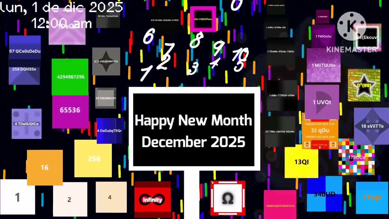 2048 All Tiles - Happy New Month - December - 01/12/2025