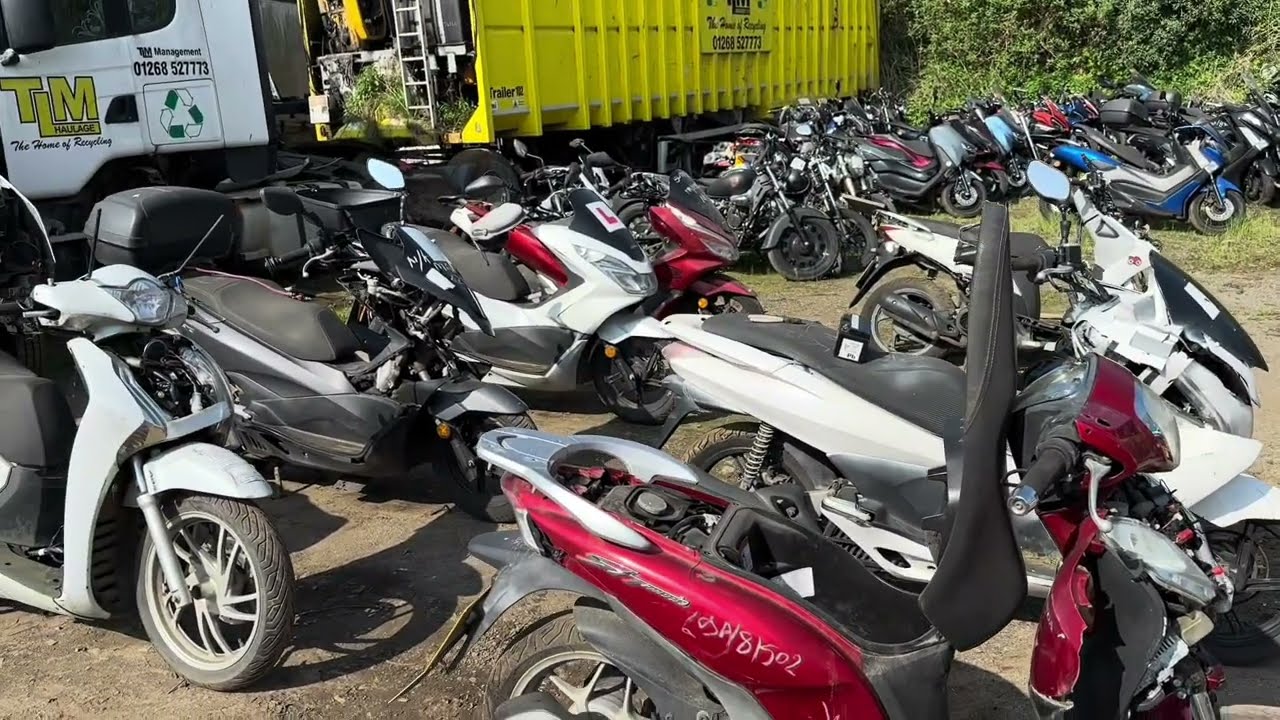 I Stripped 50 Motorbikes At The Scrap Yard