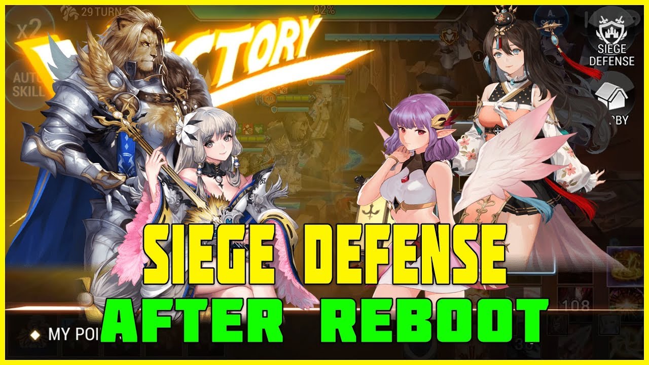 Seven Knights - Siege Defense After Reboot (Auto Mode)