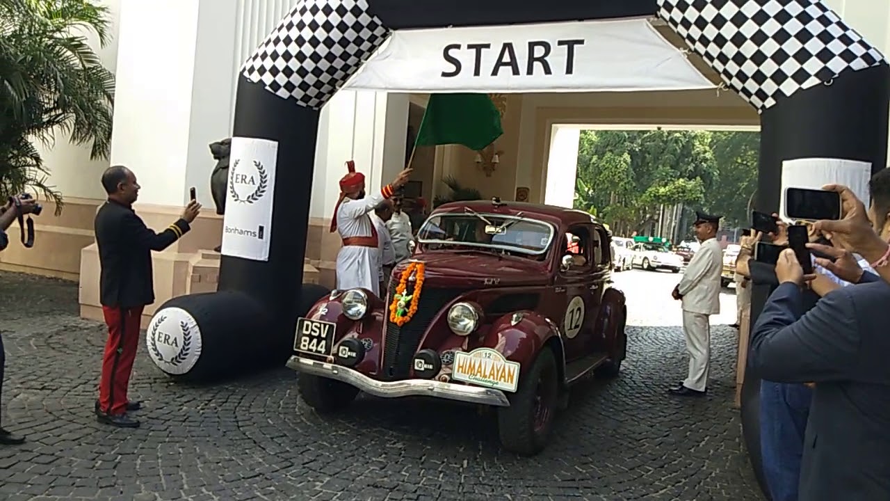 Vintage Car Rally - Flagged Off Day - Himalayan Challenge