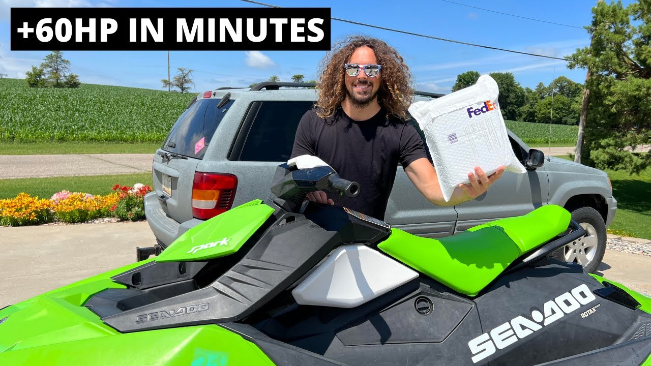 Удвоение мощности моего Sea-Doo Sparks с помощью надежного комплекта для настройки, взятого в аренду