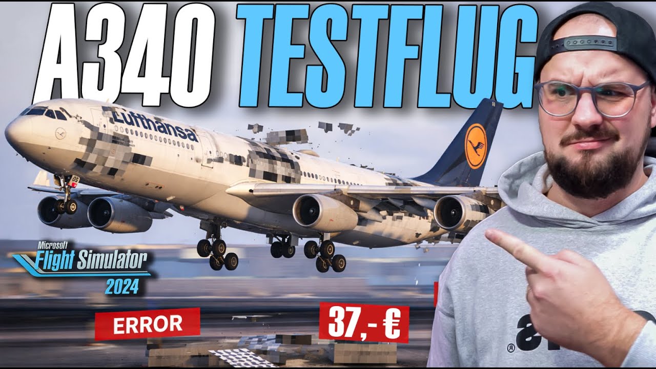 Mal wieder eine Katastrophe? Ich teste den A340 von LVFR im Karrieremodus vom MSFS 2024