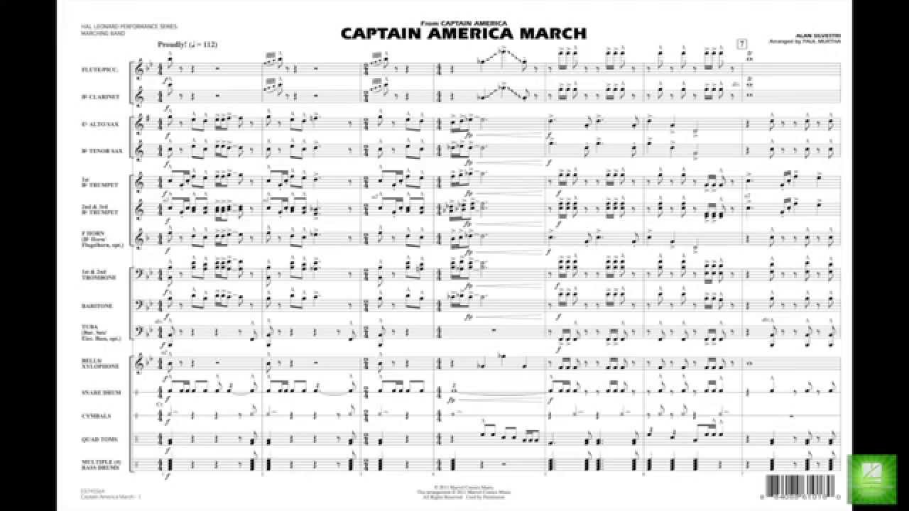 Captain America March by Alan Silvestri/arr. Paul Murtha