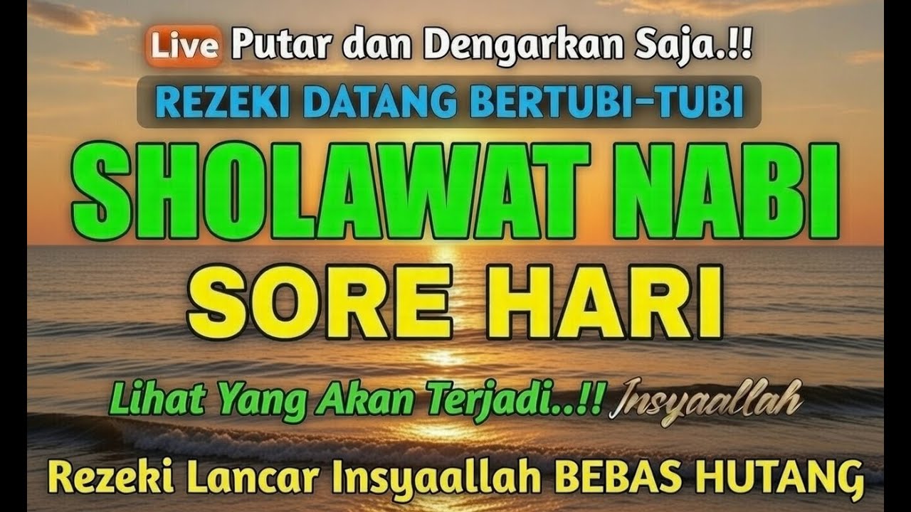 Sholawat Jibril Penarik Rezeki Cepat & Doa Dikabulkan