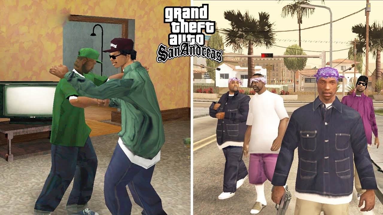 What Happens if CJ Doesn't Save Sweet in the REUNITING THE FAMILIES in GTA SAN ANDREAS?
