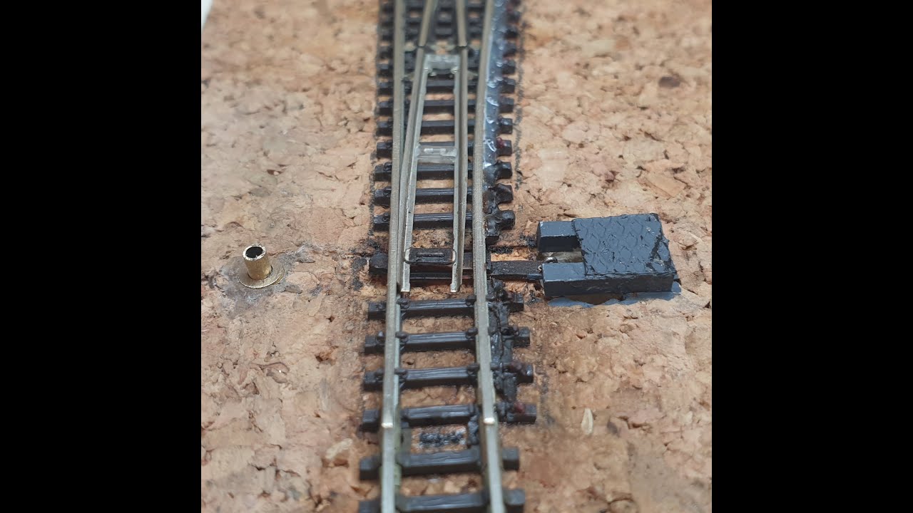 Unterflur Weichenantrieb Spur Z mit Weichenlaterne