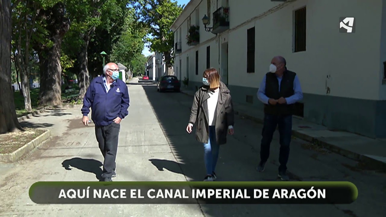 Nacimiento del Canal Imperial de Aragón
