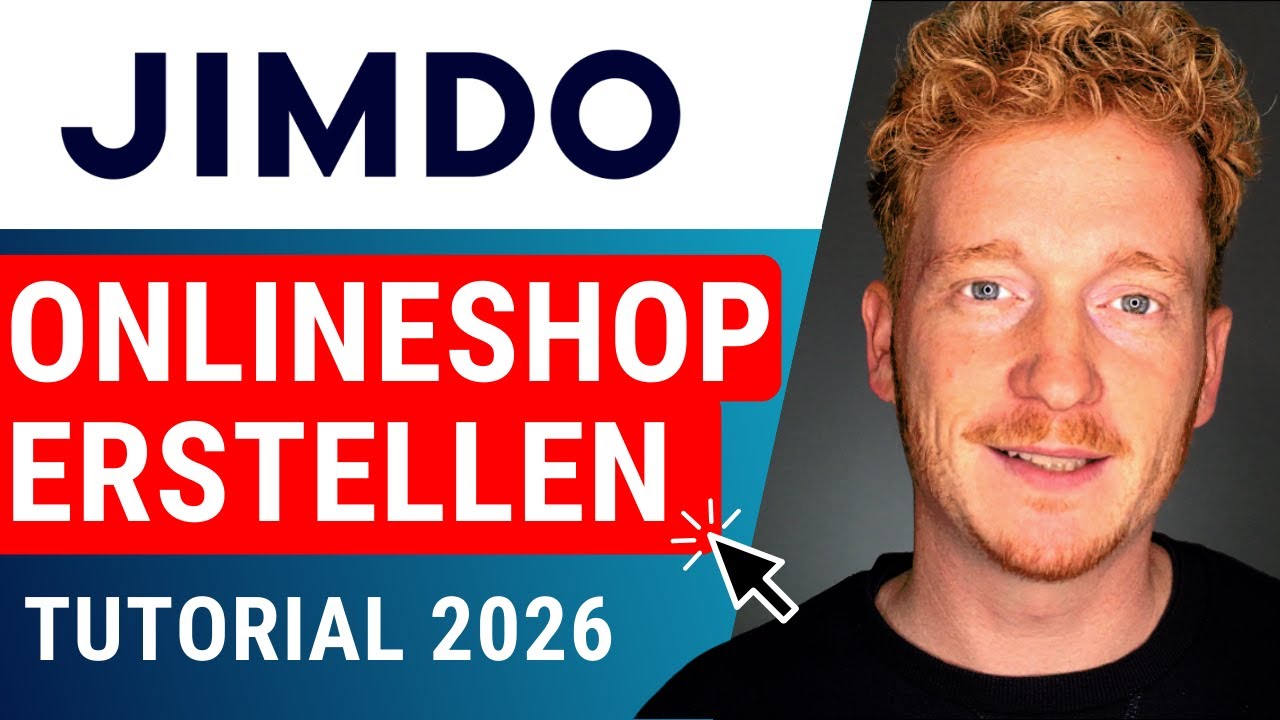 Jimdo Online Shop erstellen - Jimdo Tutorial auf Deutsch 2026