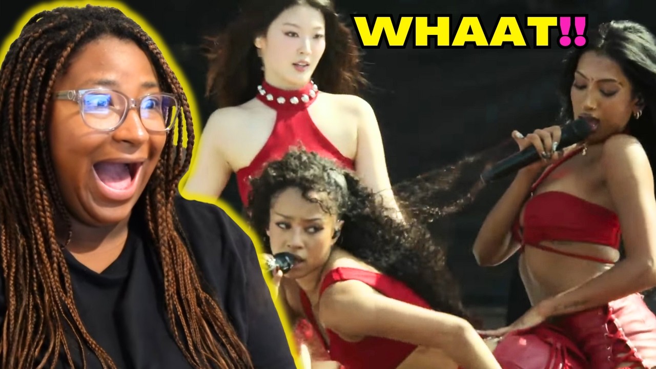 KATSEYE Lollapalooza - MIA live | REACTION (they STAMPED their authority)