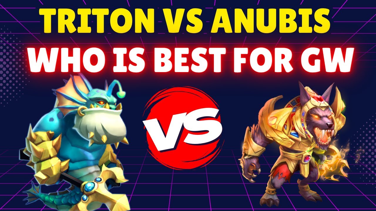 TRITON VS ANUBIS🔥WHO IS BEST FOR GW🔥CASTLE CLASH