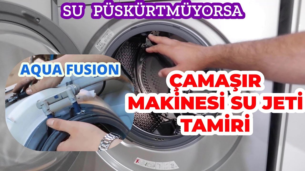 De ce jetul de apă al mașinii de spălat nu pulverizează apă?