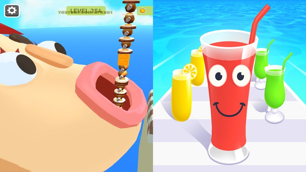 Sandwich Runner VS Juice Run - All Levels Gameplay Android iOS Ep 2