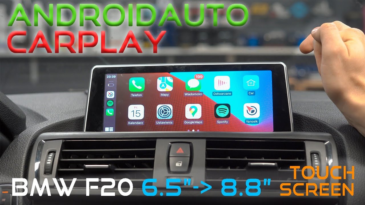 Montaż  systemu CarPlay AndroidAuto w BMW serii E oraz F (Gościnnie Codena Motors )