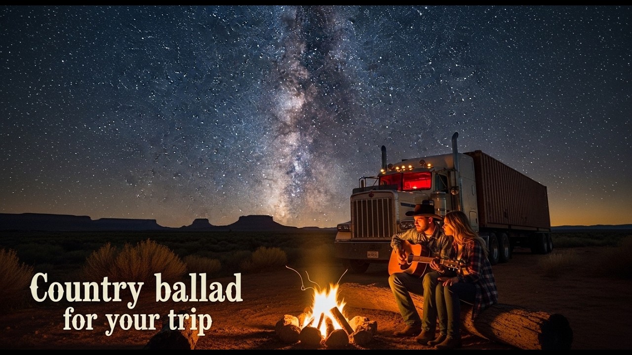 Coffee, Diesel, and the Midnight Moon Above ☕🌙| Sad Country Playlist 2026