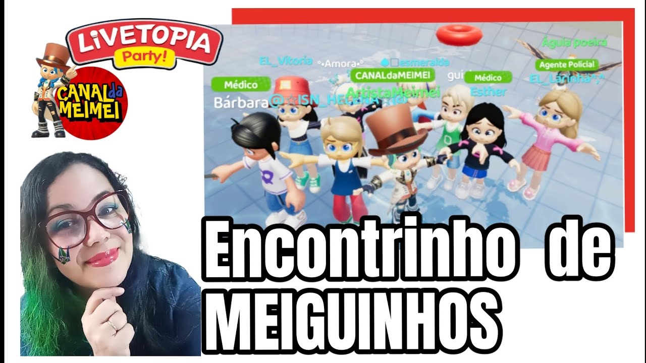 Encontrinho de Meiguinhos em LivetopiaParty @Livetopiaparty_Mobile #lpcreators #livetopiaparty