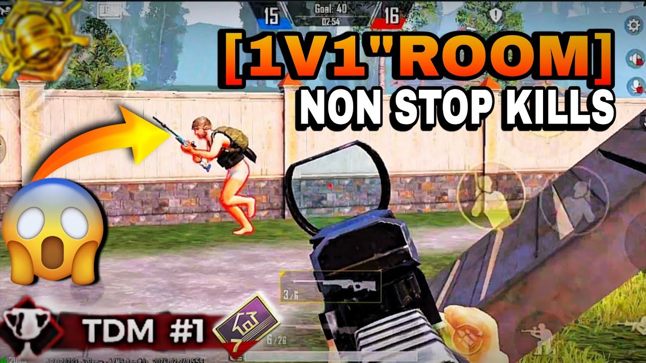 Bgmi Gameplay Video[1v1]Room Challenge Best|| M24 Sniping In Tdm Star Gaming#Viral Sniper😱