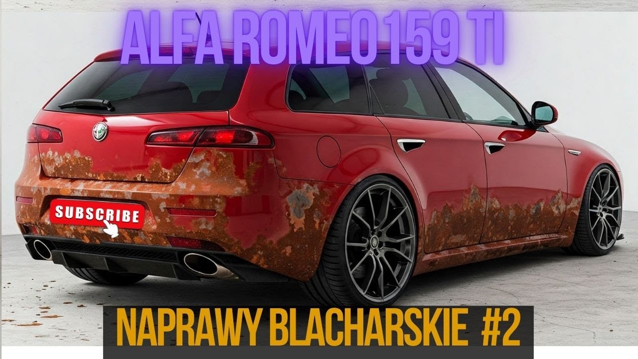 PROJECT Alfa Romeo 159 SW Ti - NAPRAWA PROGÓW cz.2 #alfaromeo #159 #rustfight