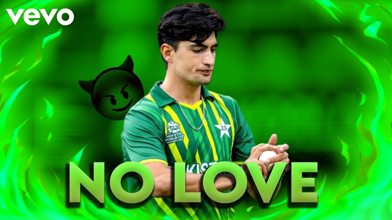 No Love FT. Naseem Shah | Naseem Shah Bowling 😈
