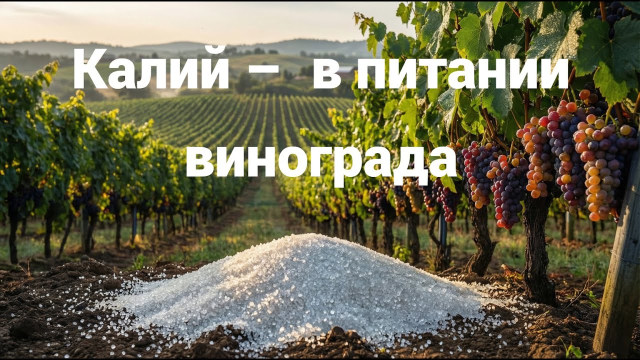 Калий менеджер винограда (Хлористый, сульфат калия)