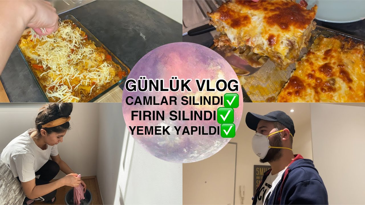 BU LAZANYAYI DENEMEYEN KALMASIN | CAMLARIMI SILDIM🧼 | FIRIN TEMIZLIGI 🧽  - GÜNLÜK VLOG 31
