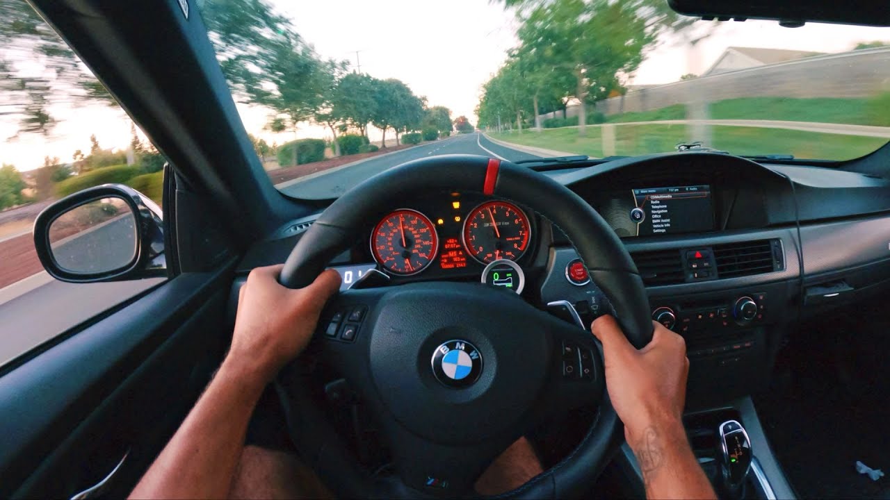 NO EXHAUST SYSTEM ON SINGLE TURBO 335I POV [4K]