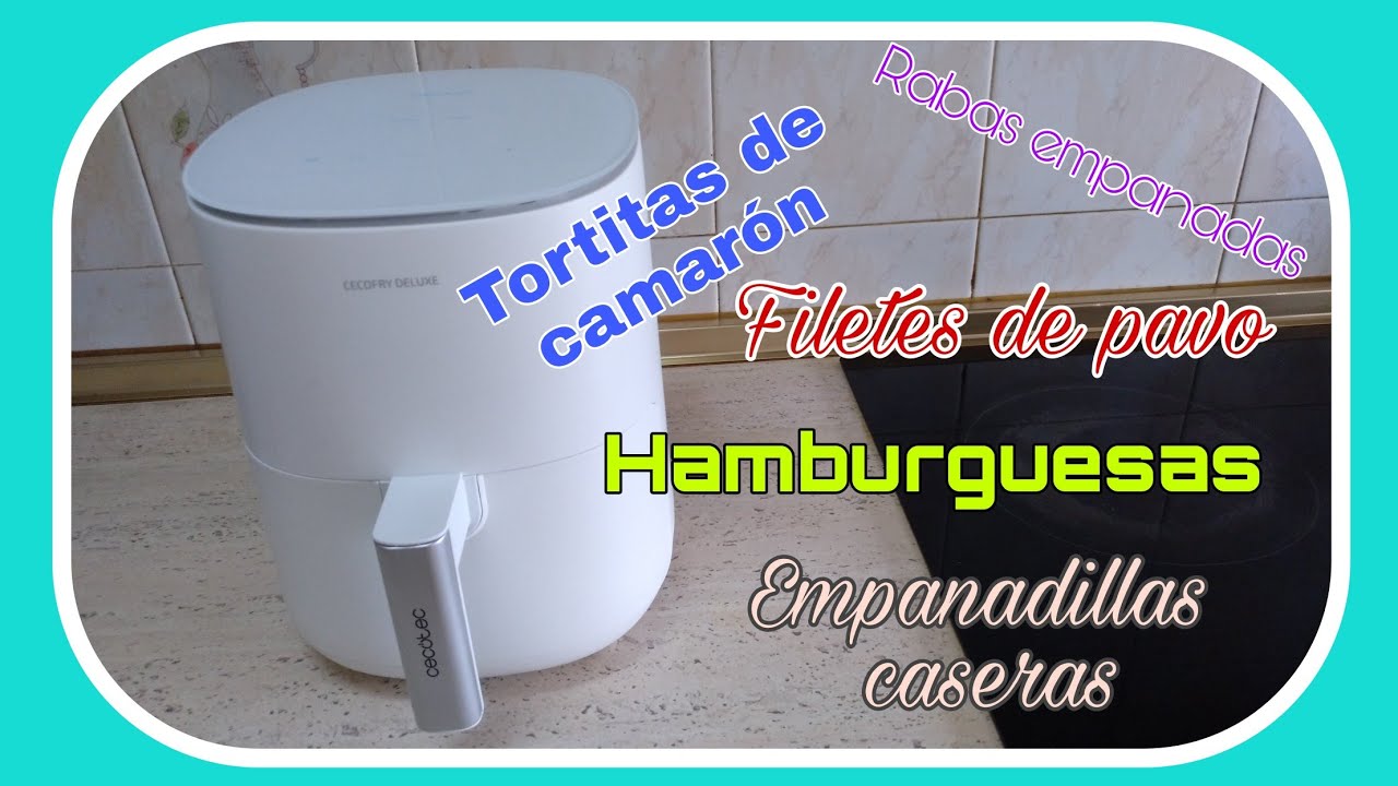 Recetas con la freidora de aire CECOFRY DELUXE de Cecotec