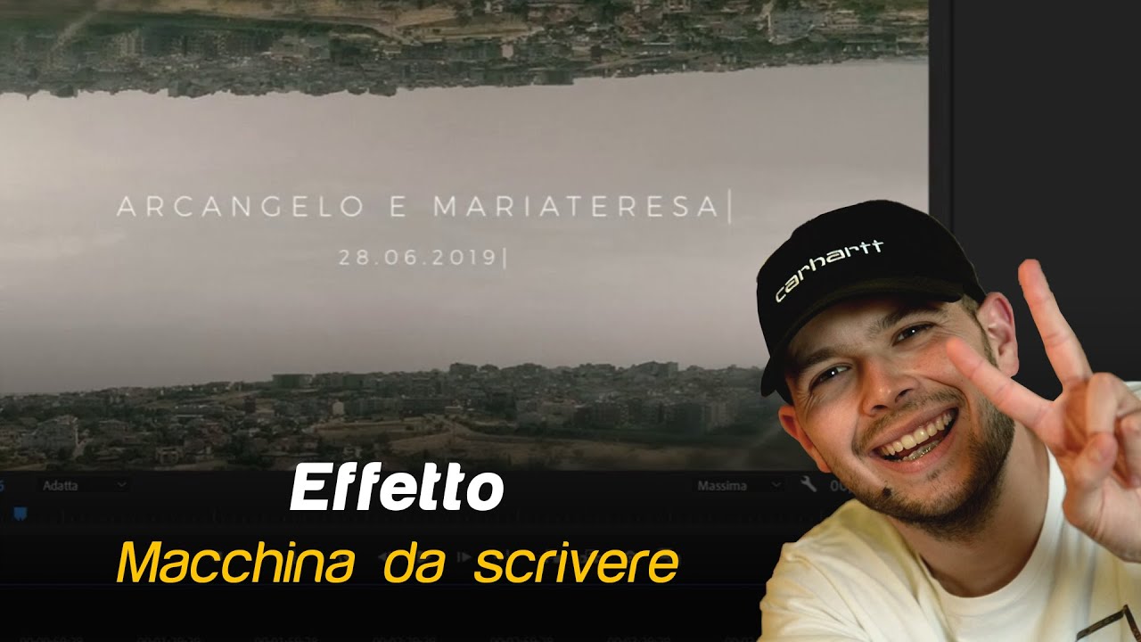Come creare TITOLI ANIMATI | Effetto macchina da scrivere