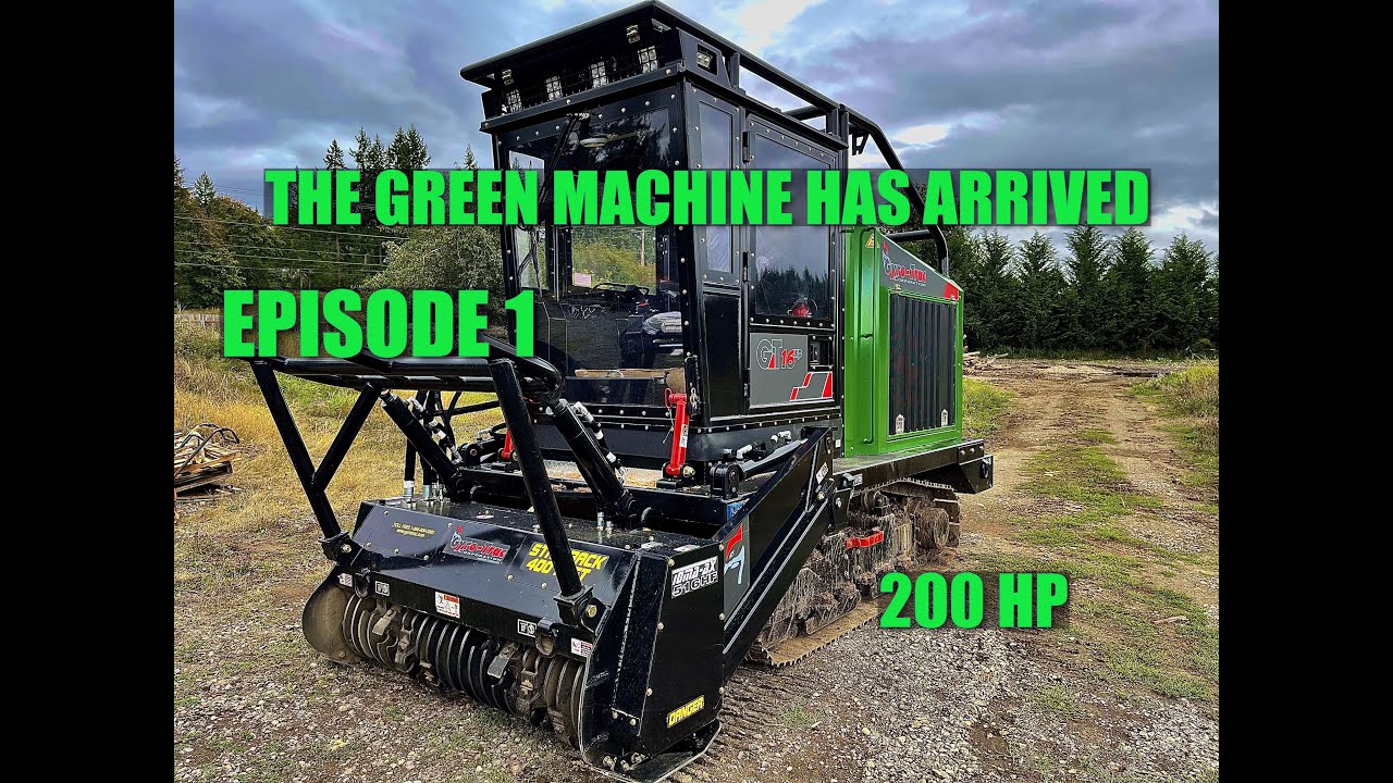 We take delivery of our Gyrotrac GT16XP.  Forestry Mulching horse pasture.