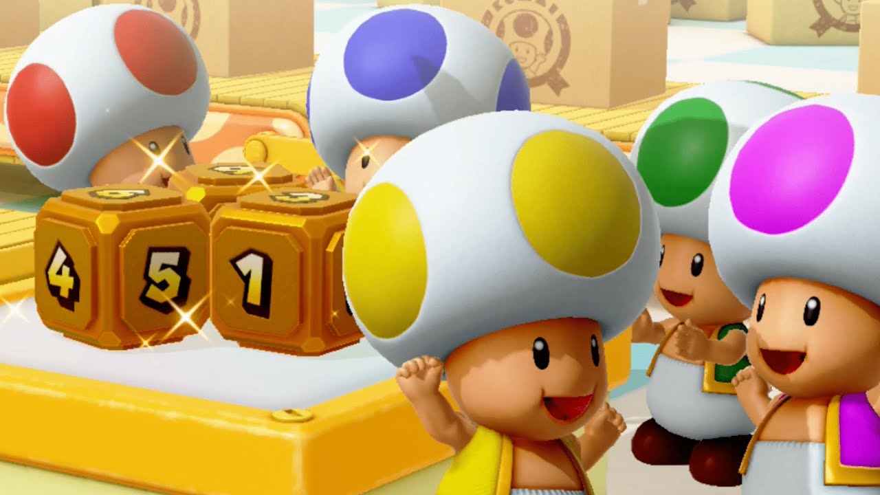 Super Mario Party Jamboree - Toad's Item Factory (All 10 Areas)