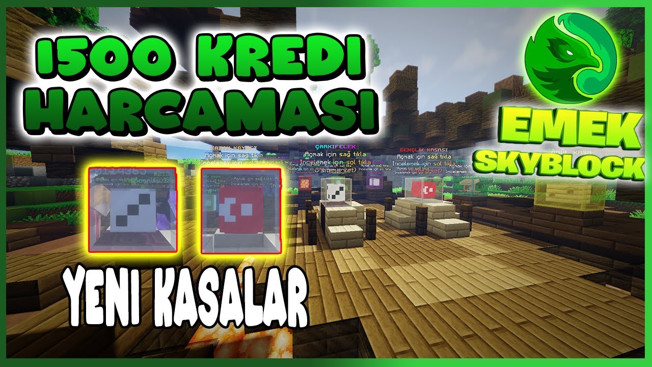 1500 KREDİ HARCAMASI - YENİ KASALAR | REBORN SKYBLOCK | #Bölüm-3 #reborncraft #minecraft