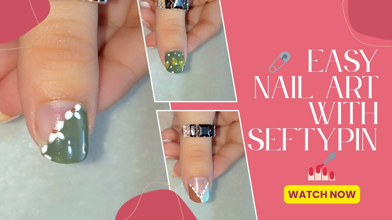 🔴 Simple And Easy Nail Art Design for beginners 💅🏻✨ | Nails At Home 🏡