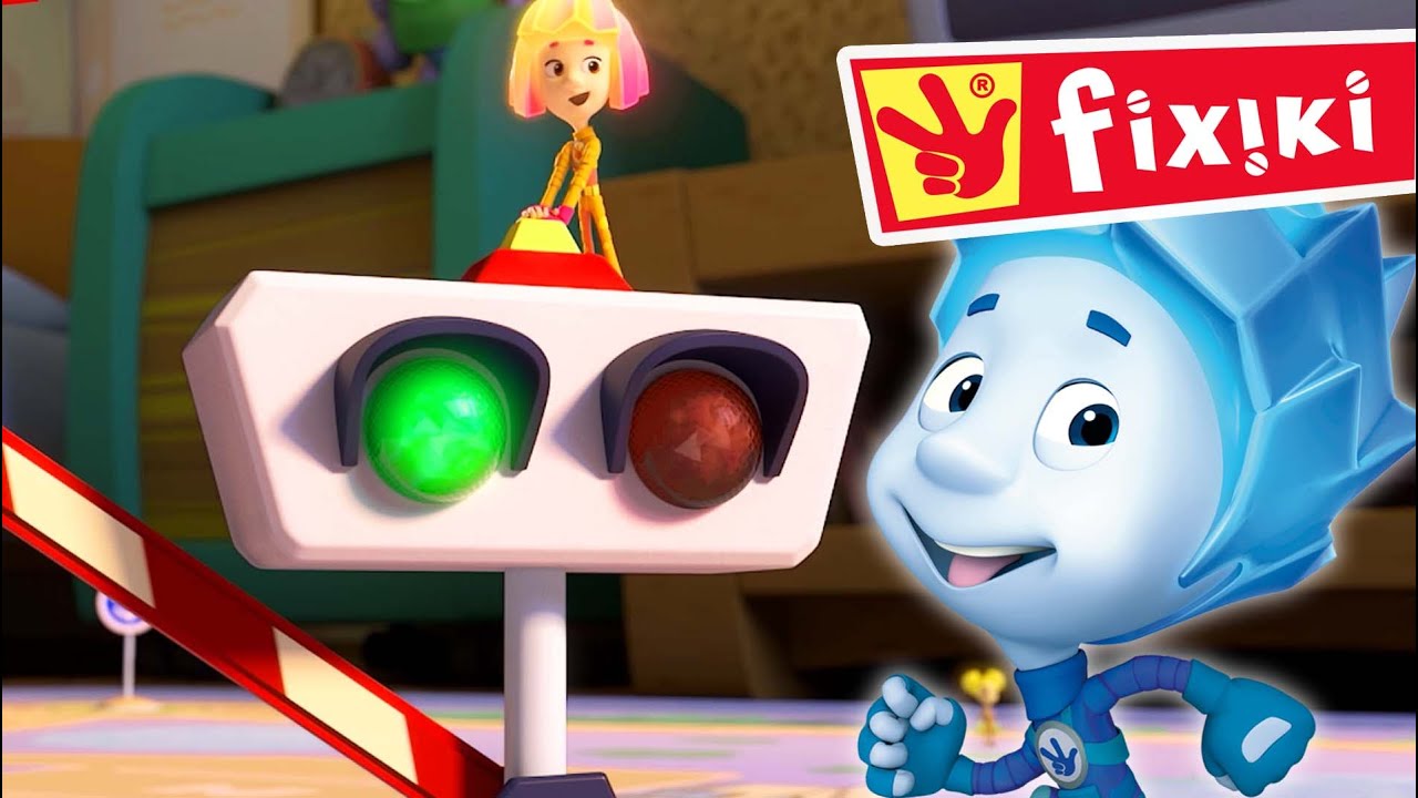 Fixiki în română🚦STOP 🔴 Este culoarea ROSIE la semoafor | Învață cu Nolik