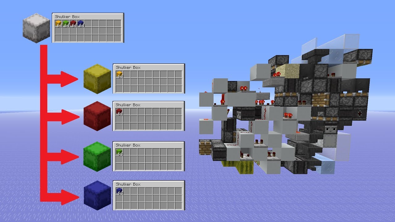 [Storage Tech] Shulker Box Splitter - Unlimited Sorting Speed!