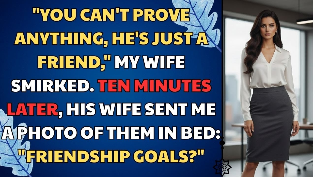 'You Can't Prove Anything, He's Just A Friend,' My Wife Smirked. Later... Cheating Wife Reddit Story