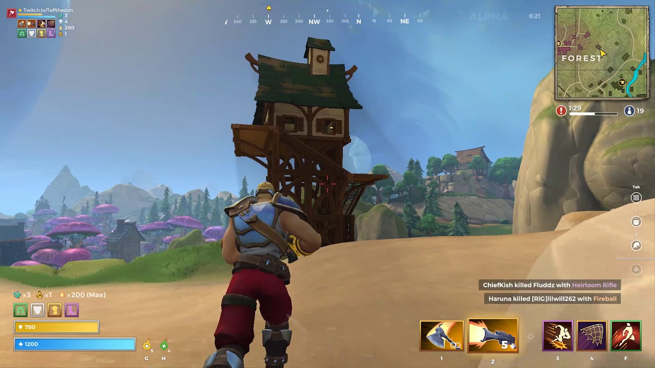 Realm Royale Solo Warrior Gameplay (Warrior OP???)
