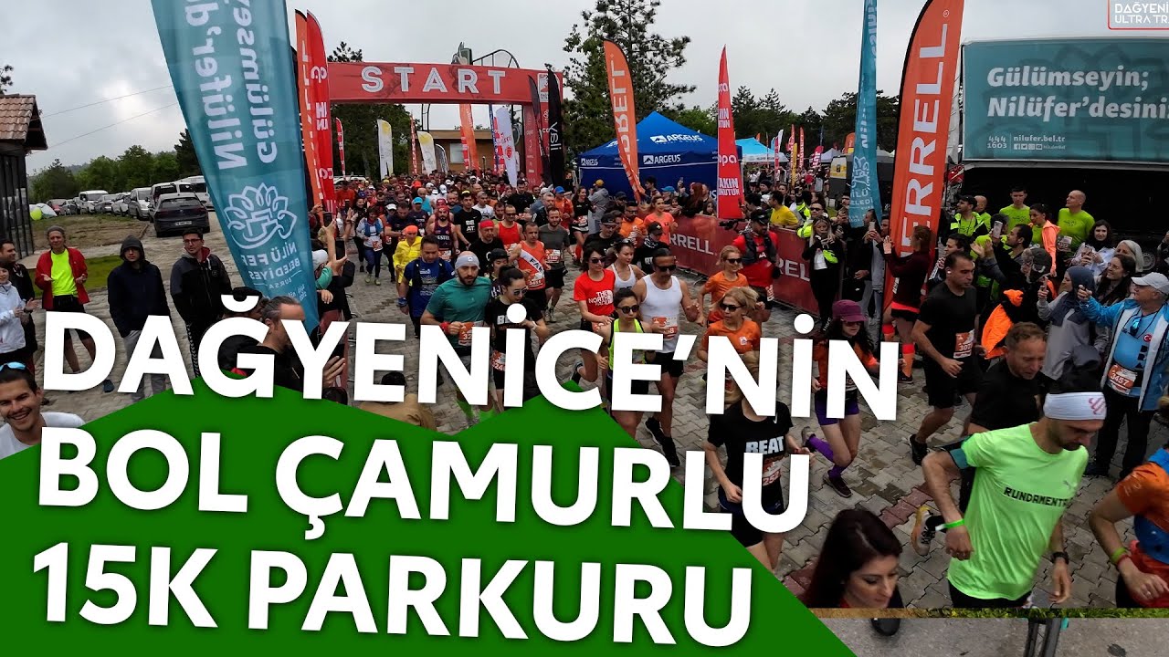 Dağyenice'de çamurlar içinde 15k Eğlencesi.