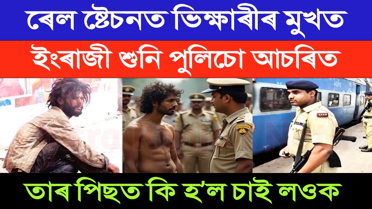 ৰেল ষ্টেচনত এজন ভিক্ষাৰীৰ মুখত ইংৰাজী শুনি সকলো আচৰিত | এজন শিক্ষিত যুৱক কেনেকৈ ভিক্ষাৰী হ'ল?