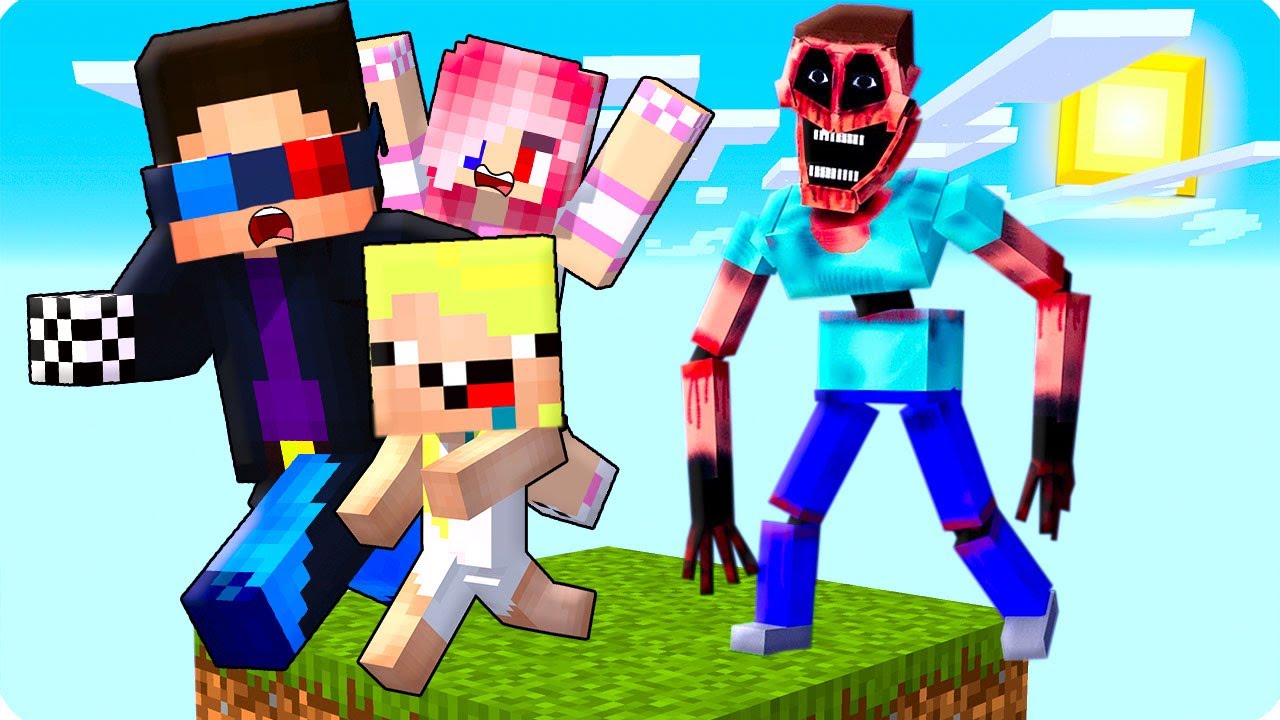 👀 ВЫЖИВАНИЕ НА ОДНОМ БЛОКЕ С МИМИКОМ В МАЙНКРАФТ! ШЕДИ ЛЕСКА И НУБИК MINECRAFT